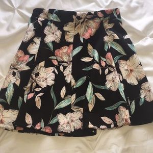 Pastel Floral Print Skirt